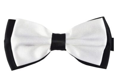 Black and White Bow Tie