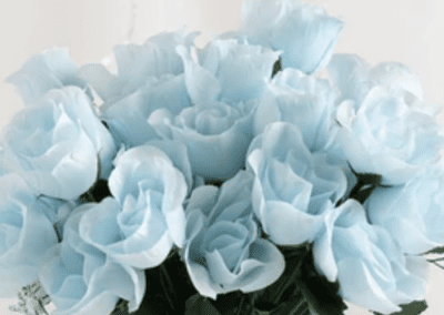 Silk Bouquets Baby Blue
