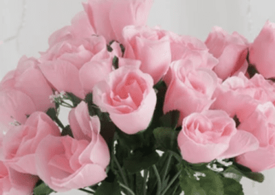 Silk Bouquets Light Pink