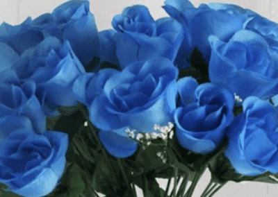 Silk Bouquets Royal Blue