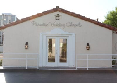 Las Vegas Paradise Wedding Chapel Front
