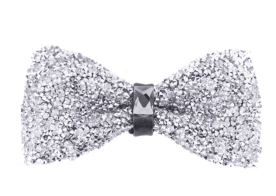 crystal bow tie for las vegas wedding