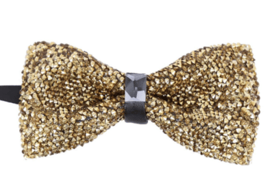 crystal bow tie for las vegas wedding