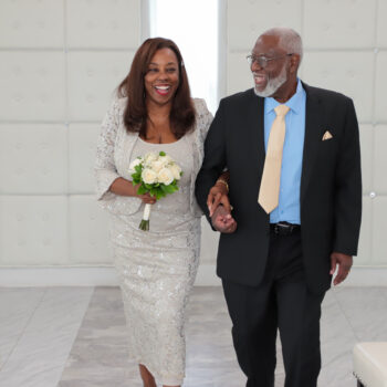 walking out of the las vegas wedding chapel with music