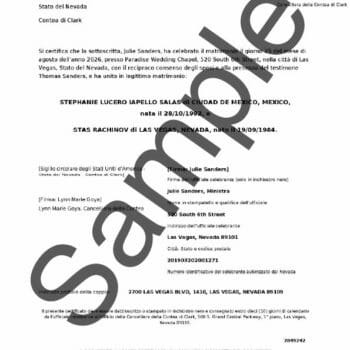 wedding document translation services